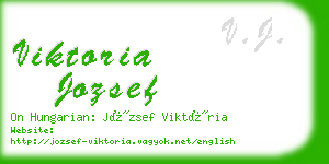 viktoria jozsef business card